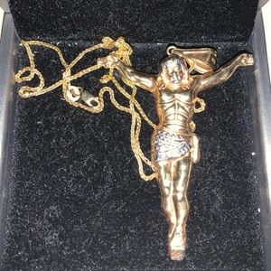 14k chain and pendant